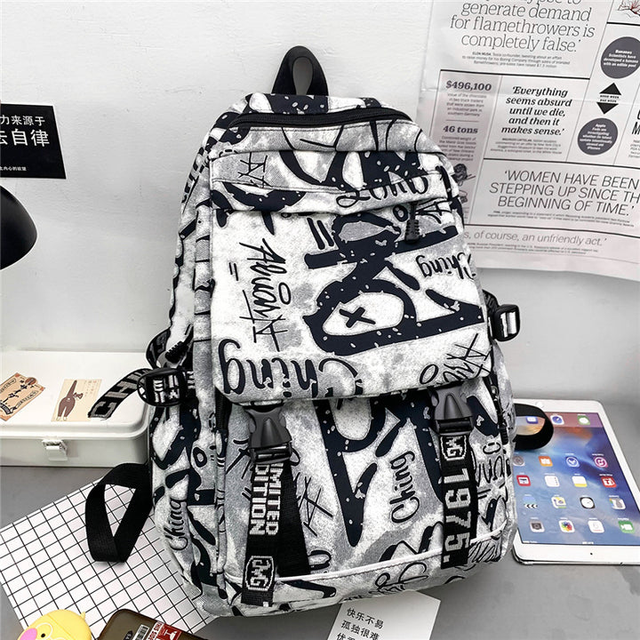 Graphic Print Backpack