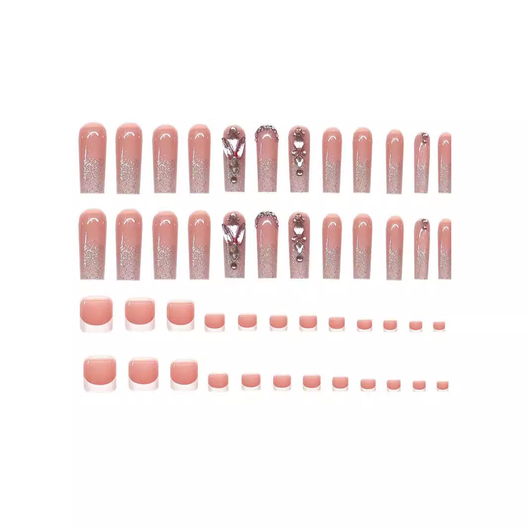 Premium Decorative Acrylic Nail Extensions Bowlift