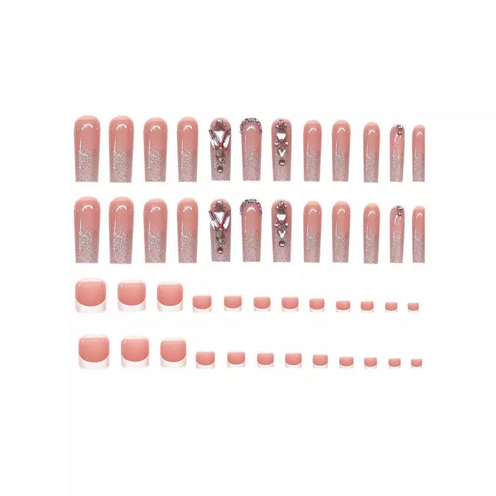 Premium Decorative Acrylic Nail Extensions Bowlift