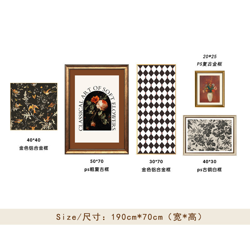Elegant Gold Coated Flower Artwork