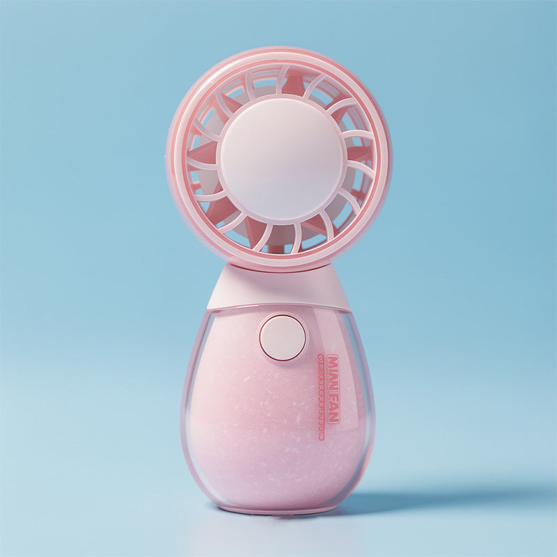 Women's Portable Mini Fan with Cute Cat Design Bowlift