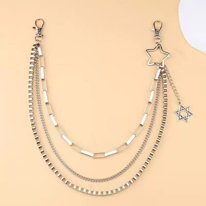 Fashionable chain accessory with star pendant Bowlift
