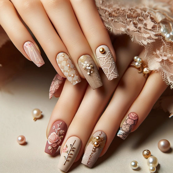 Premium Decorative Nail Art Extensions Bowlift
