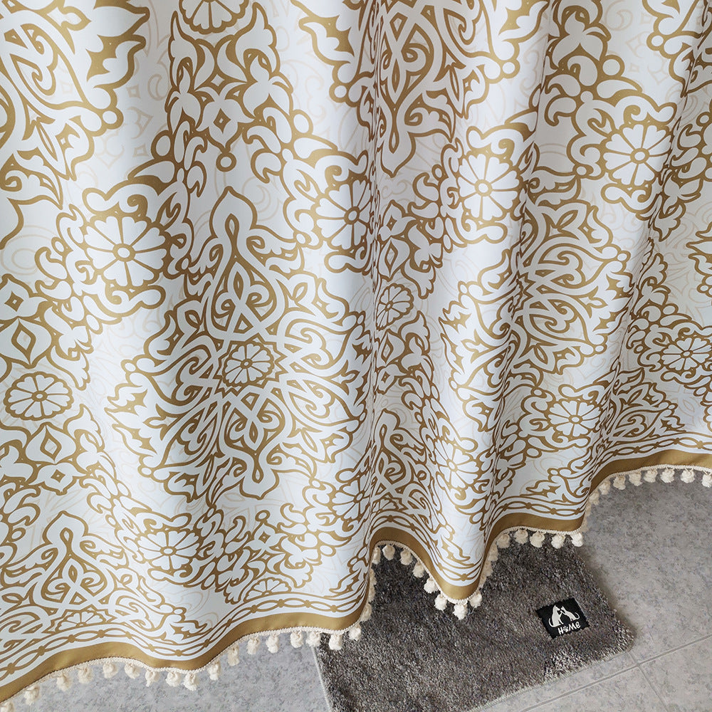Designer Shower Curtain Bowlift