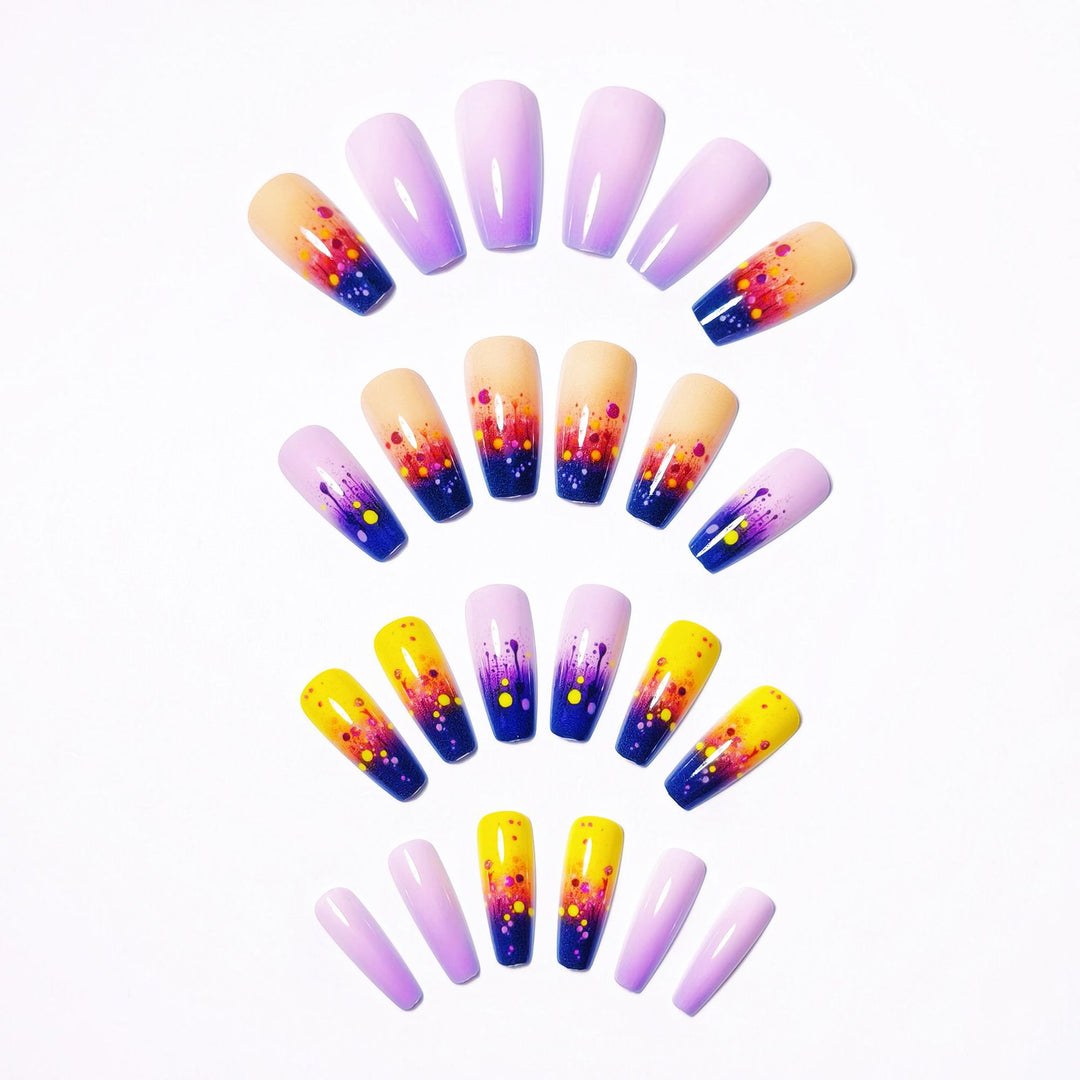 Artistic Ombre Nail Design Bowlift