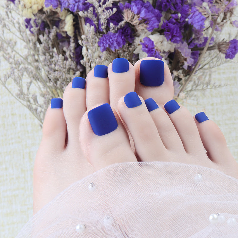 Elegant Square Toe Press-On Toenails Bowlift