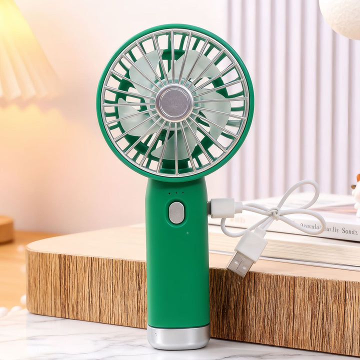 Women Portable USB Hand Fan with Flexible Use Bowlift
