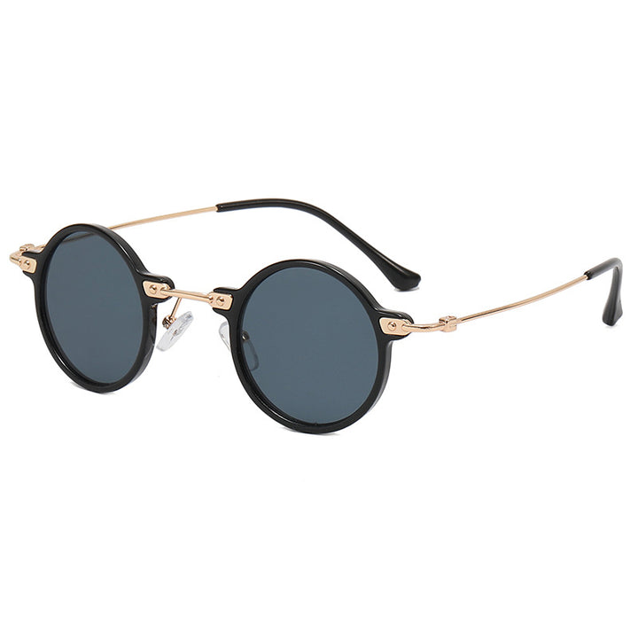 Ladies round glasses with delicate metal frame Bowlift