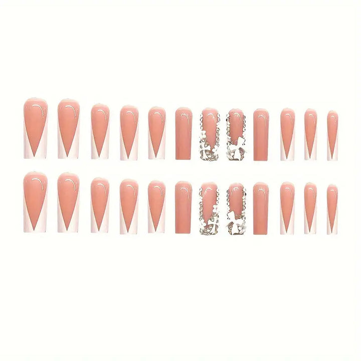 Glamorous Long Stiletto Press-On Nail Set Bowlift