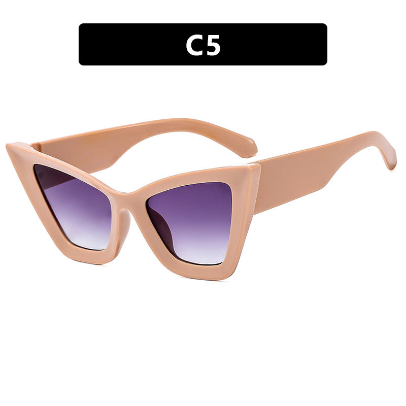 Ladies trendy cat-eye sunglasses with durable design and UV protection Bowlift