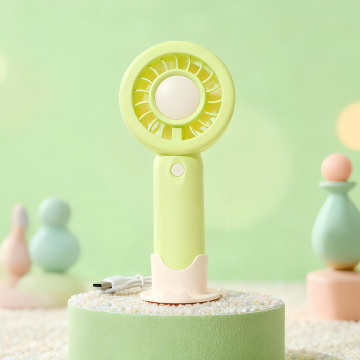 Ladies Portable USB Hand Fan with Ergonomic Design Bowlift