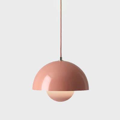 Scandinavian Pendant Light - Elegant 1-Light Semi-Round Lighting for Living Room and Bedroom | Bowlift