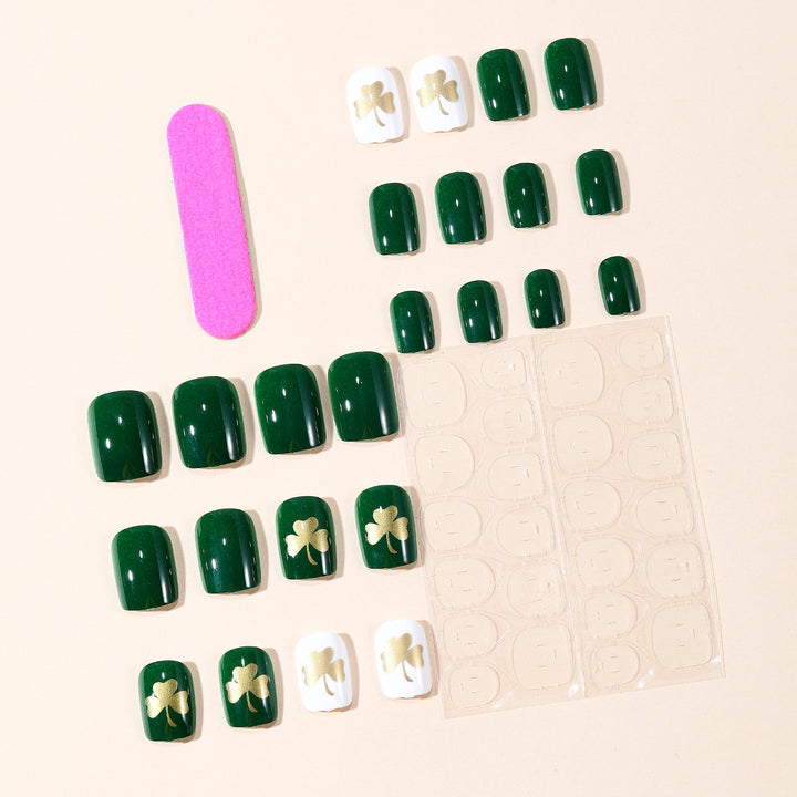 Decorative Shamrock Nail Art Set Bowlift