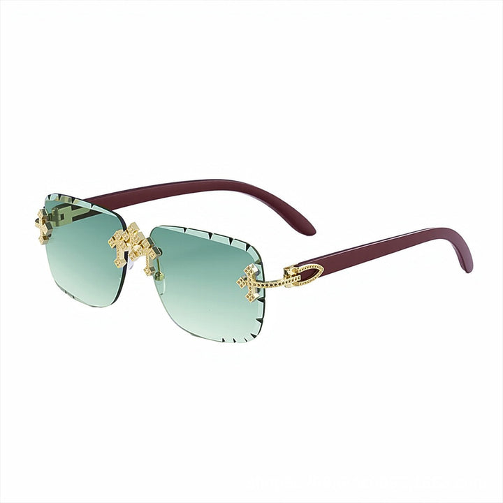 Elegant Decorative Oversized Sunglasses