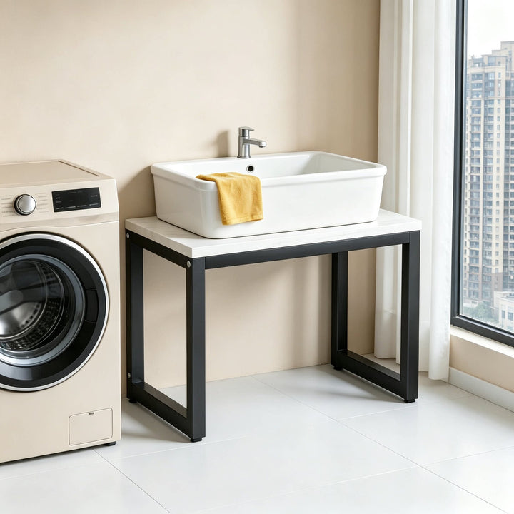 Compact Aquarium Stand with Integrated Appliance Storage