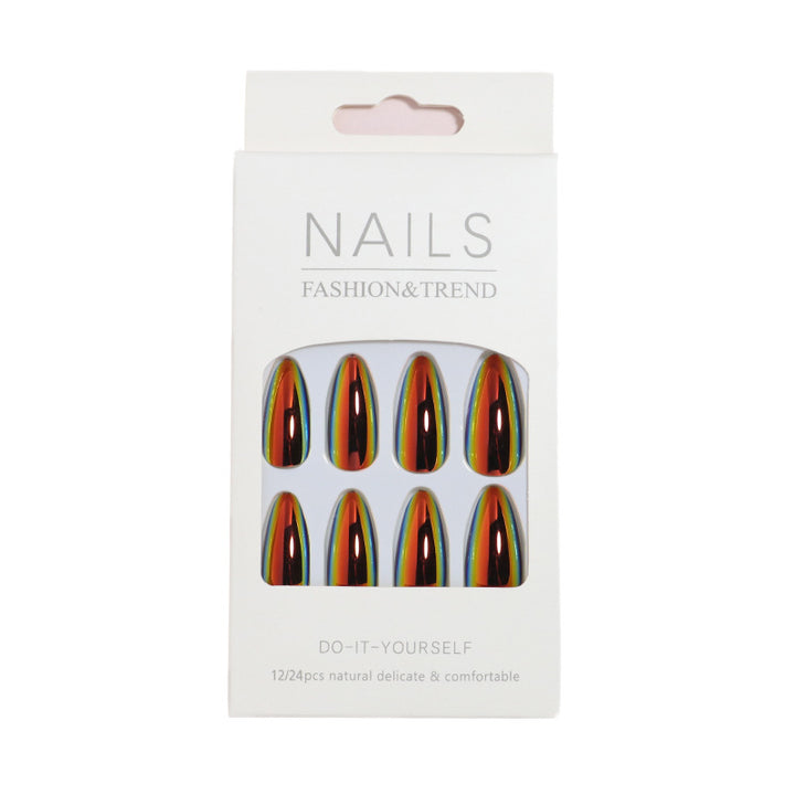 Elegant Stiletto-Shaped Press-On Nails Bowlift