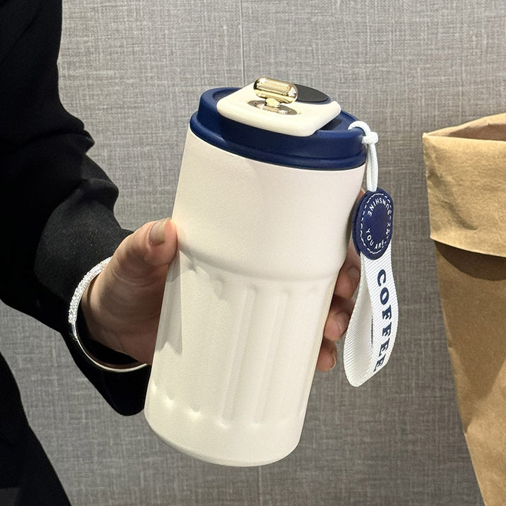 Ladies Insulated Coffee Mug with practical folding lid Bowlift