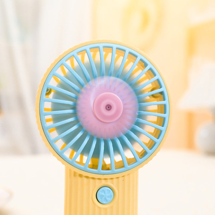 Portable Mini Air Fan with Cheerful Flower Design Bowlift