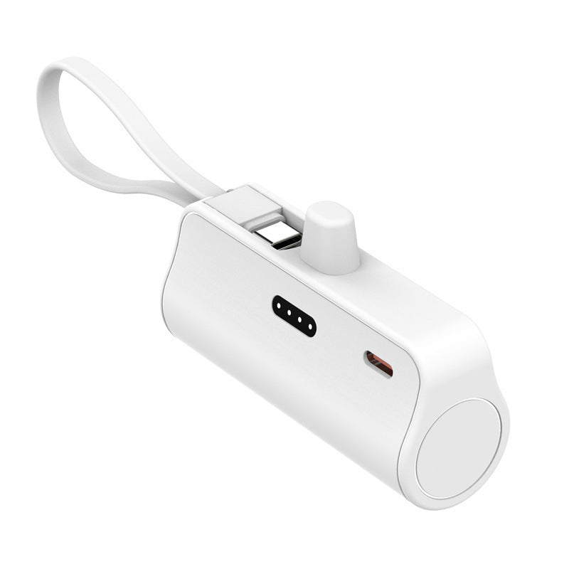 Portable power bank with integrated charging cable and compact design Bowlift
