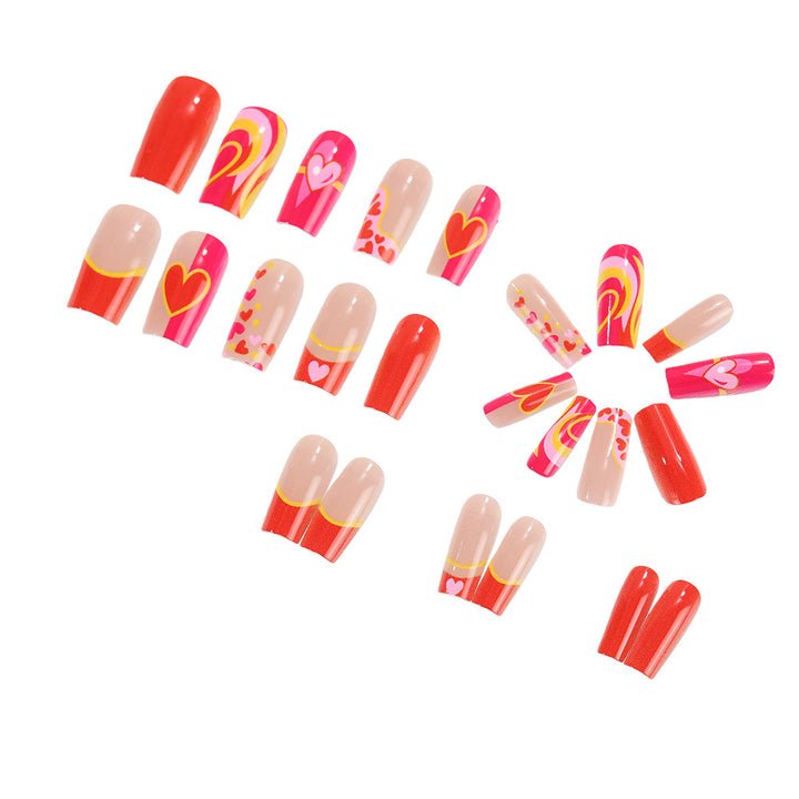 Artificial nails for creative Nail Art Bowlift