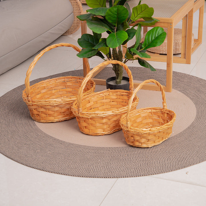 Handwoven Decorative Storage Set Bowlift