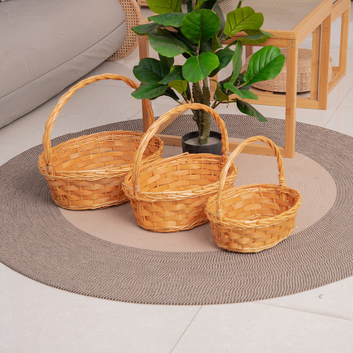Handwoven Decorative Storage Set Bowlift