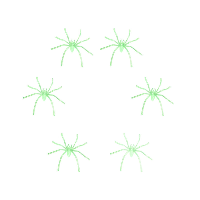 Glow-in-the-Dark Plastic Spider Decoration Bowlift