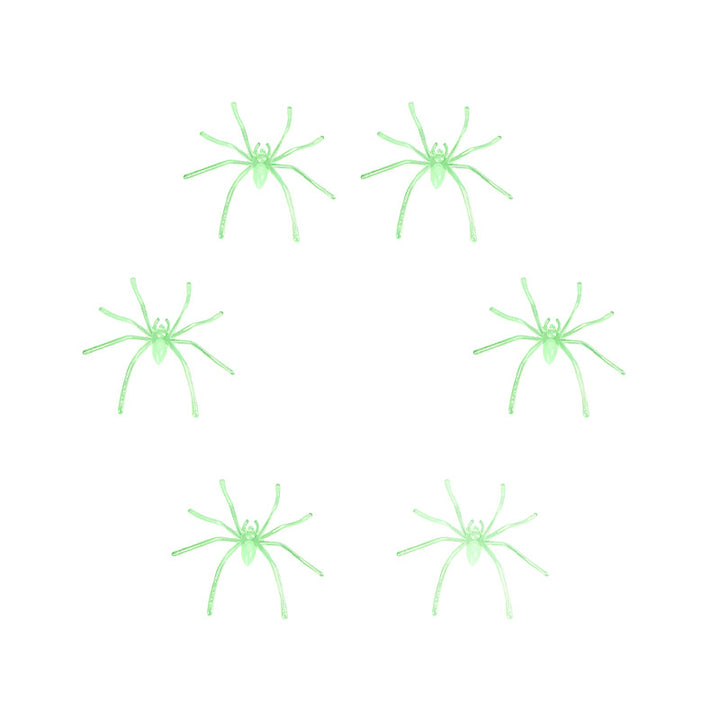 Glow-in-the-Dark Plastic Spider Decoration Bowlift