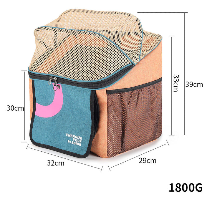 ventilated soft-sided pet carrier backpack with foldable mesh canopy Bowlift
