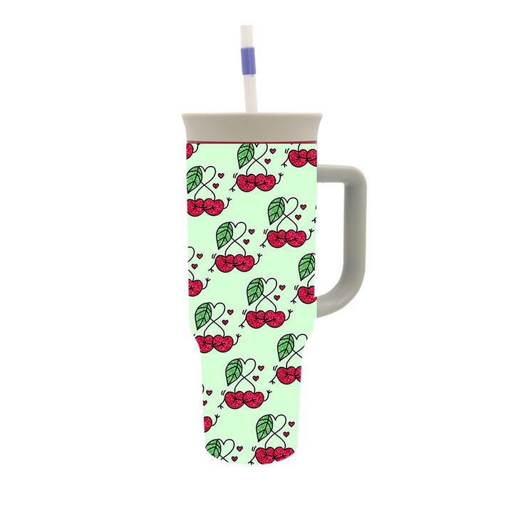Women's Stylish Drink Cup with Practical Straw Bowlift