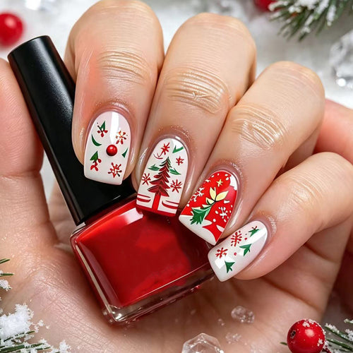 Creative Christmas Art Nails Bowlift