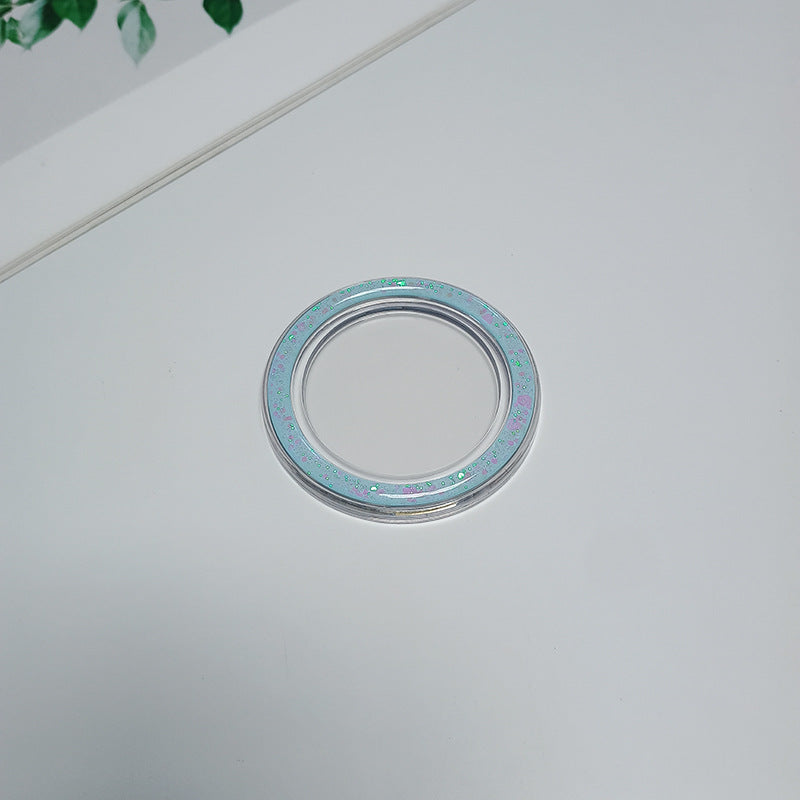 Decorative Transparent Compact Mirror Bowlift