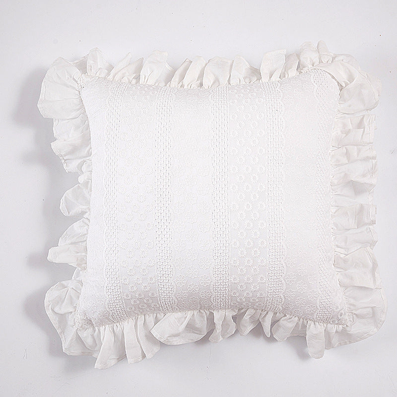Decorative Ruffled Pillow