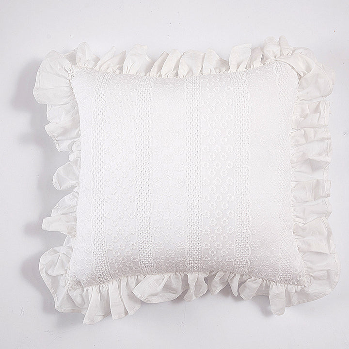Decorative Ruffled Pillow