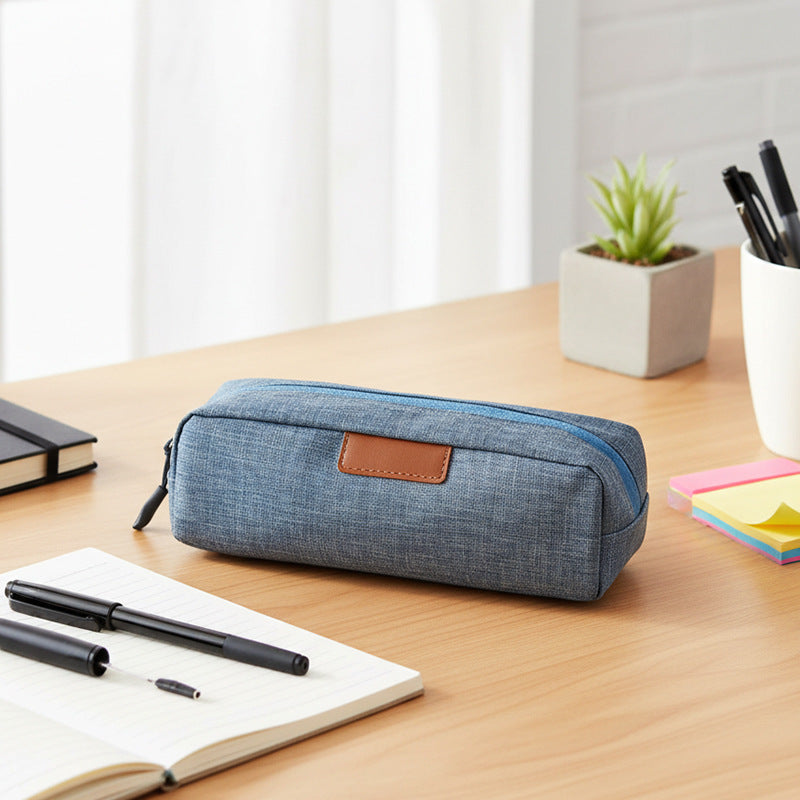 Compact Canvas Pen Organizer Pouch Bowlift