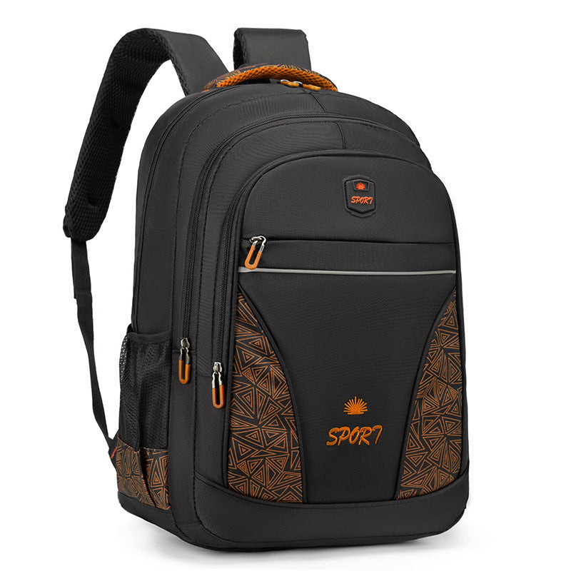 Stylish Geometric Print Backpack Bowlift
