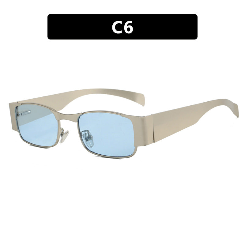Women's fashionable rectangular sunglasses with elegant lenses Bowlift