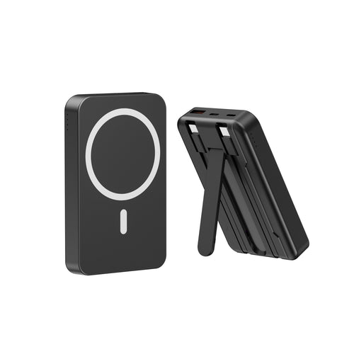 Magnetic Portable Power Bank with Stand Function Bowlift