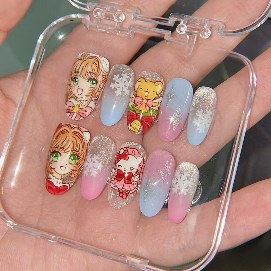 Glamorous Gel Nail Art Extensions Bowlift