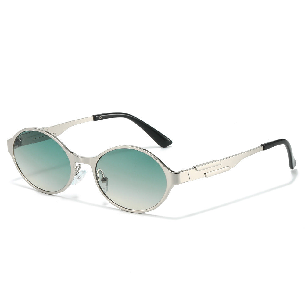 Unique Oval Frame Sunglasses Bowlift