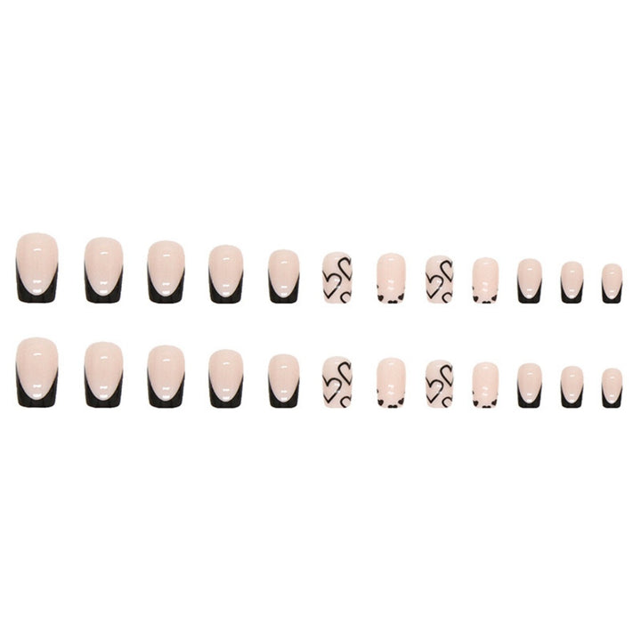 Elegant Heart Pattern Nail Art Bowlift