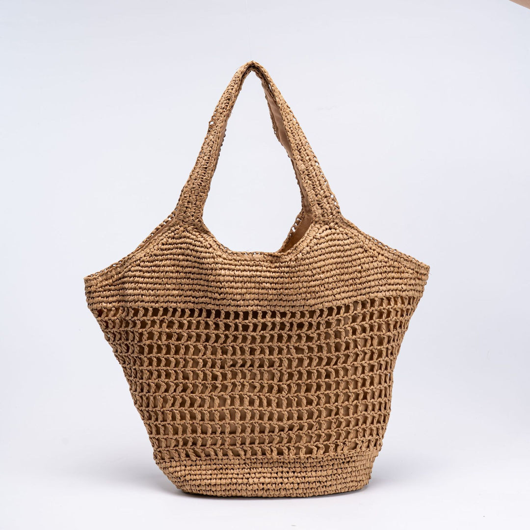 Spacious market bag made of natural material Bowlift