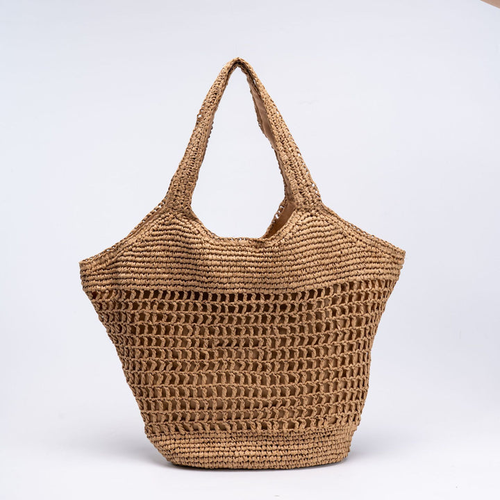 Spacious market bag made of natural material Bowlift