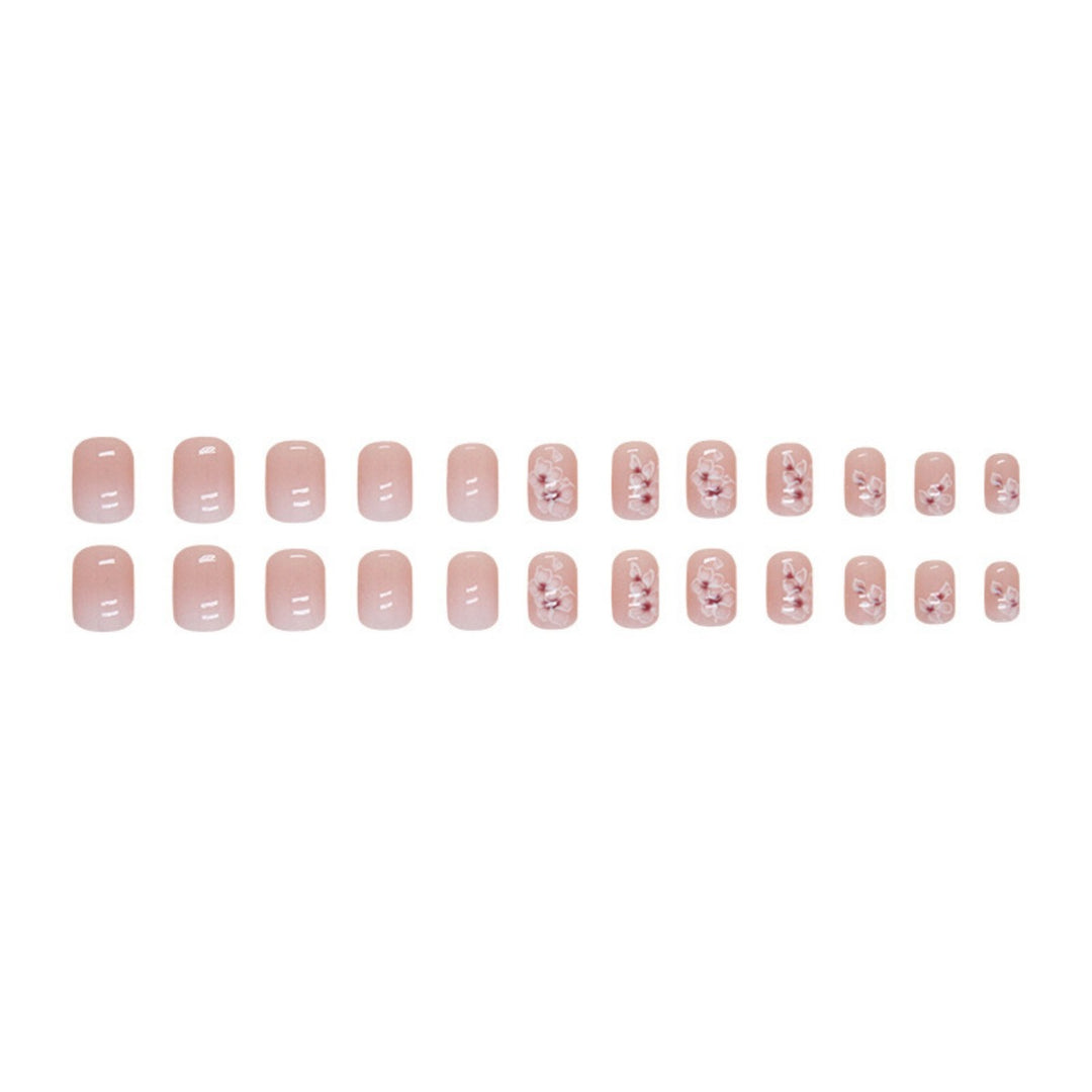 Floral Lace Nail Art Bowlift