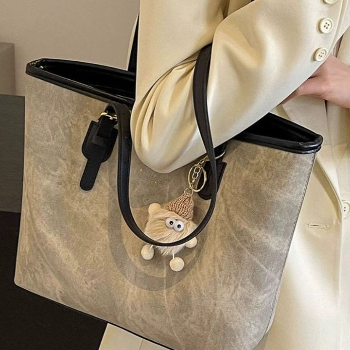Stylish Zippered Tote Bag Bowlift