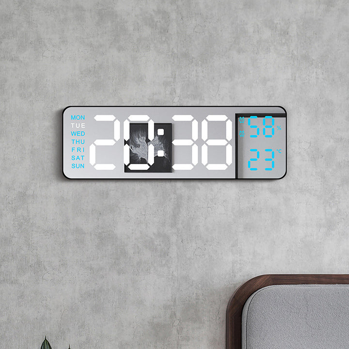 Digital Multifunction Alarm Clock with Hygrometer and Temperature Display Bowlift