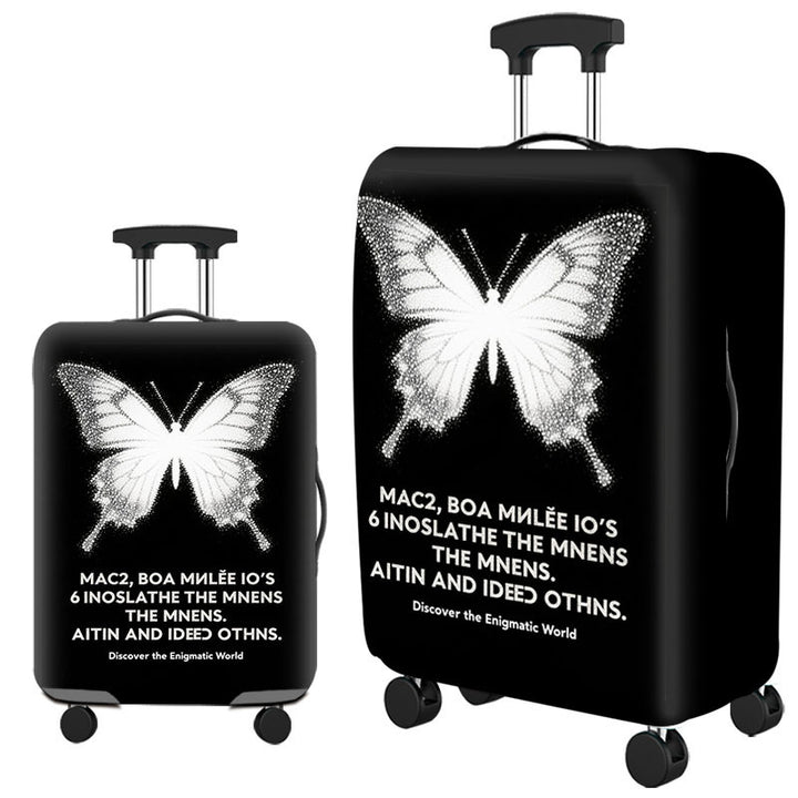 Artistic Cat-Themed Hard Shell Suitcase Bowlift
