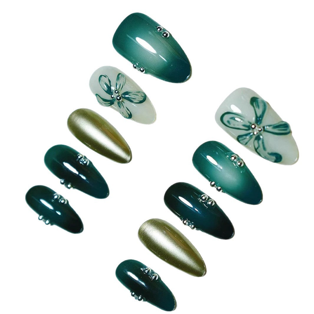 Artistic Press-On Nail Art Set Bowlift