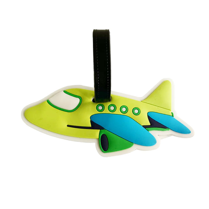 Unisex luggage tag in creative airplane design Bowlift