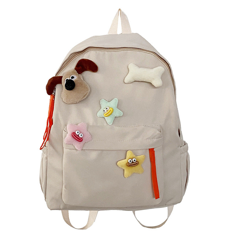 Kids' Playful Character Design School Backpack Bowlift
